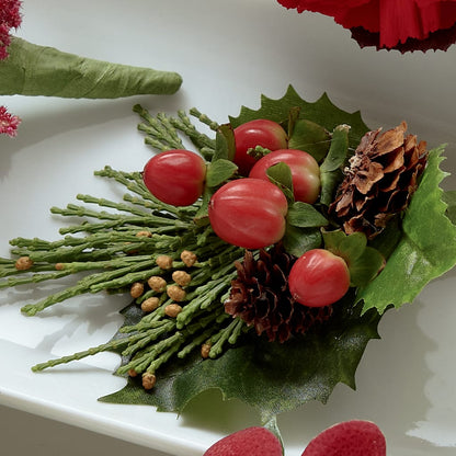 Red Berry Boutonniere – HARRY'S FLOWERS, Victoria BC