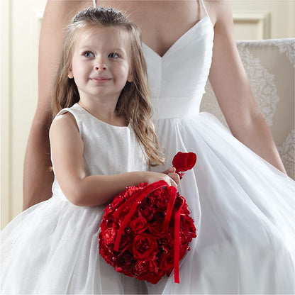 Pure at Heart Flower Girl Arrangement – HARRY'S FLOWERS, Victoria BC