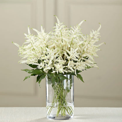 White Astilbe Bouquet – HARRY'S FLOWERS, Victoria BC